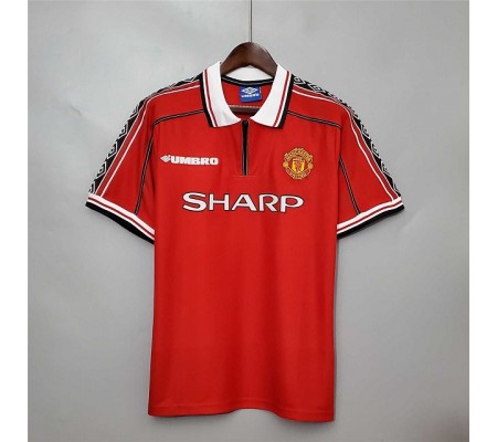 Manchester United 98/99 Home Red Soccer Jersey